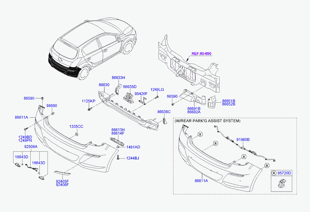 KIA 1864305009L - Ampul, giriş aydınlatması parts5.com