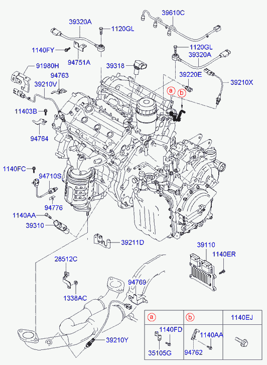 Hyundai 39210-3C200 - Lamda-sonda parts5.com