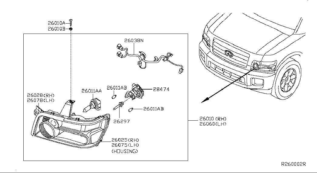 NISSAN 262967S000 - Bulb, fog light parts5.com