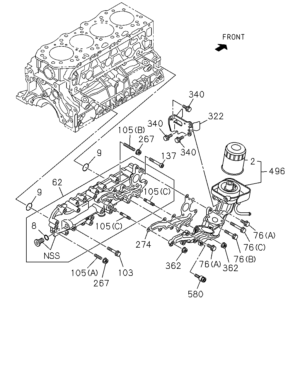 ISUZU 8-98165-071-0 - Filtru ulei parts5.com