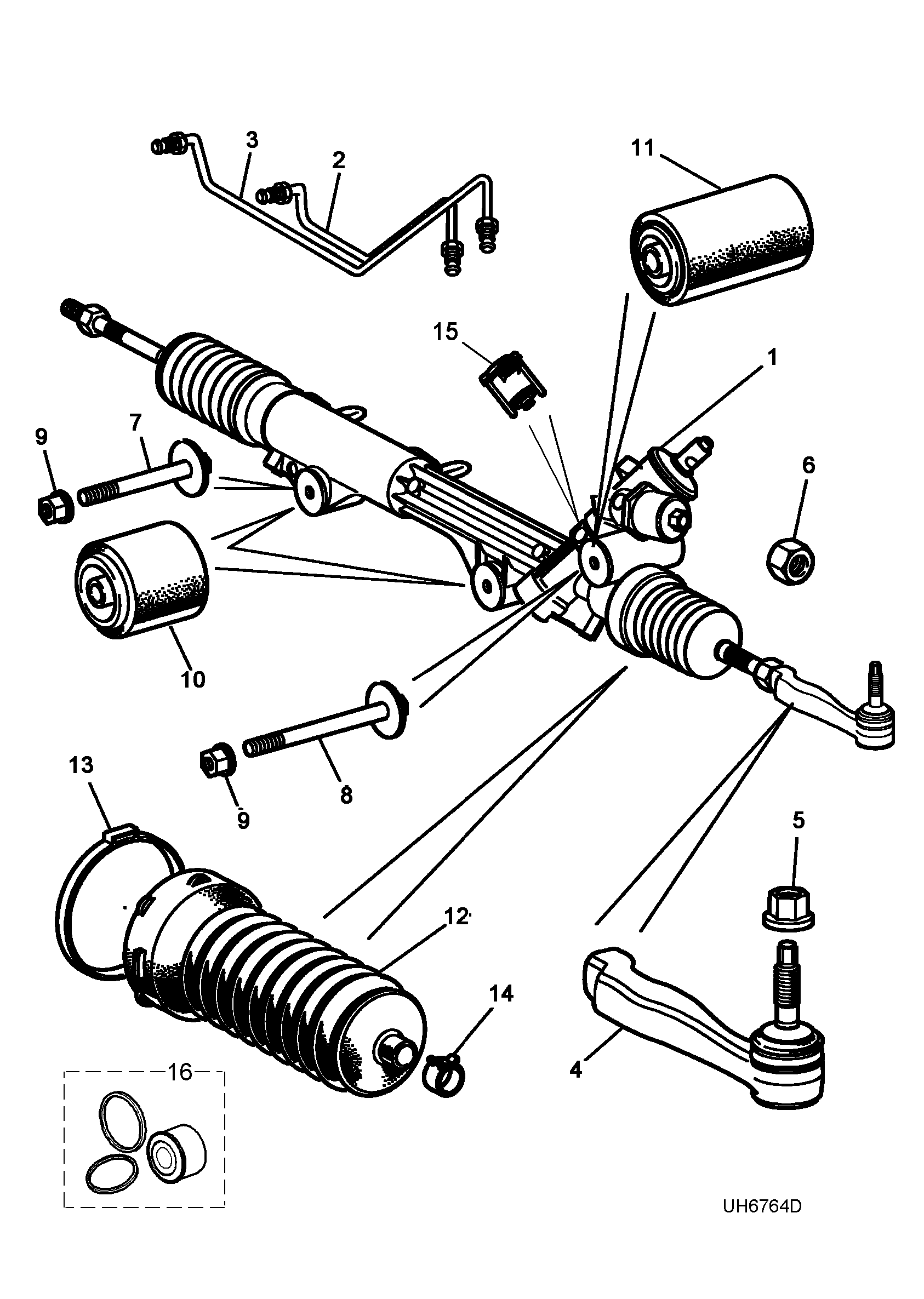 Jaguar XR8 1771 - Cap de bara parts5.com