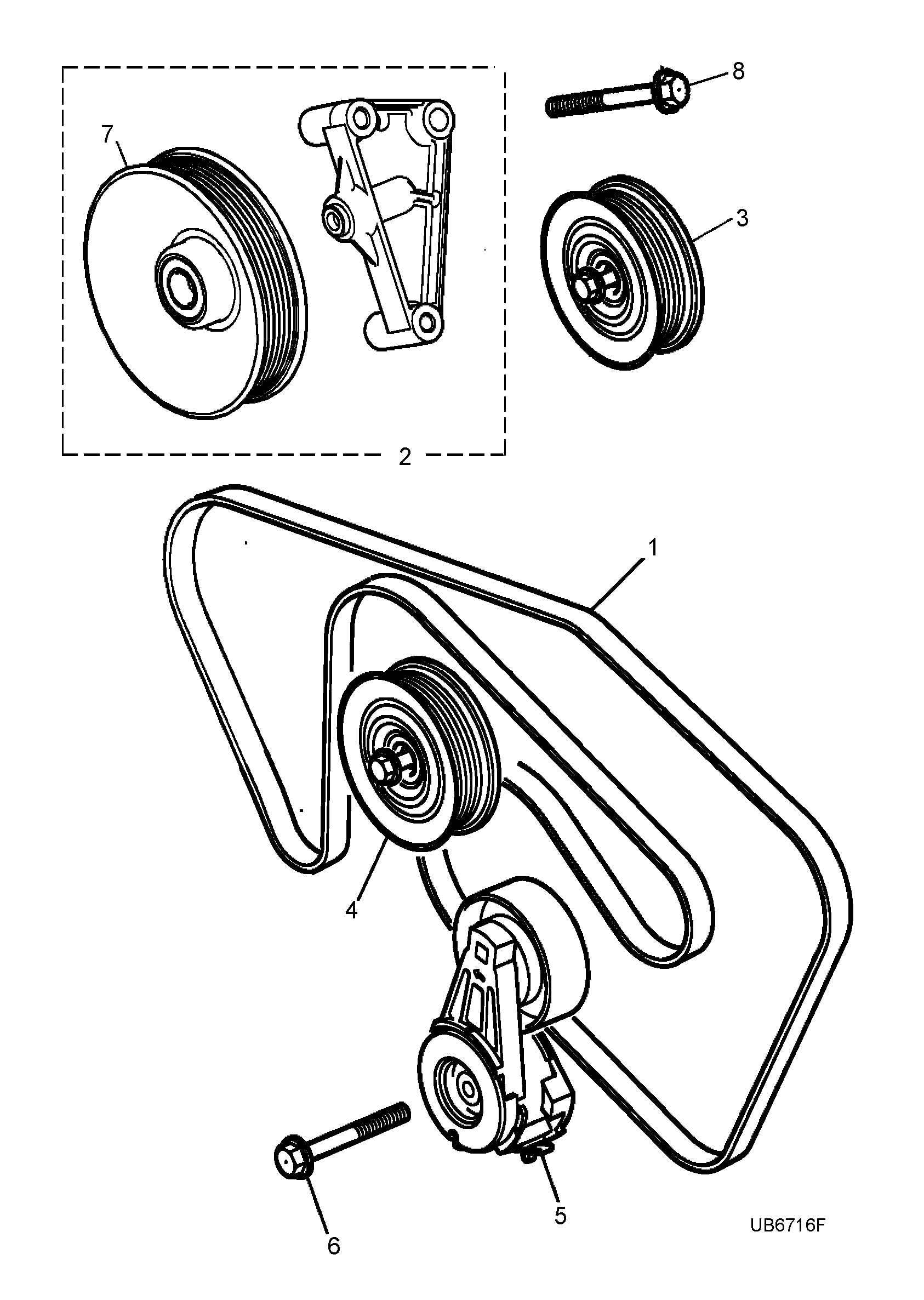 Jaguar AJ8 4136 - Curea transmisie cu caneluri parts5.com