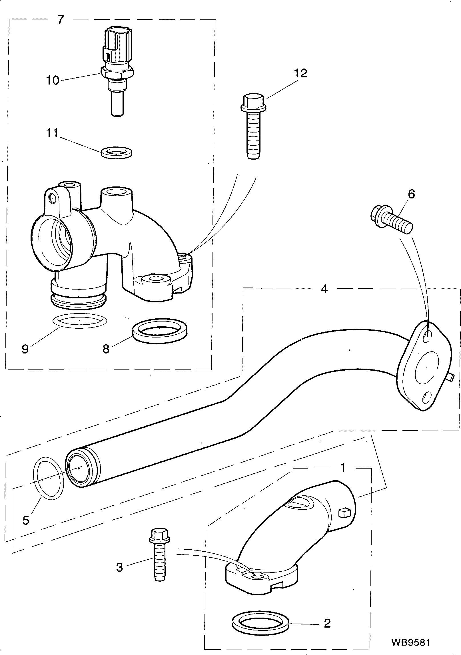 Daimler LNA1600AA - Sensor, coolant temperature parts5.com