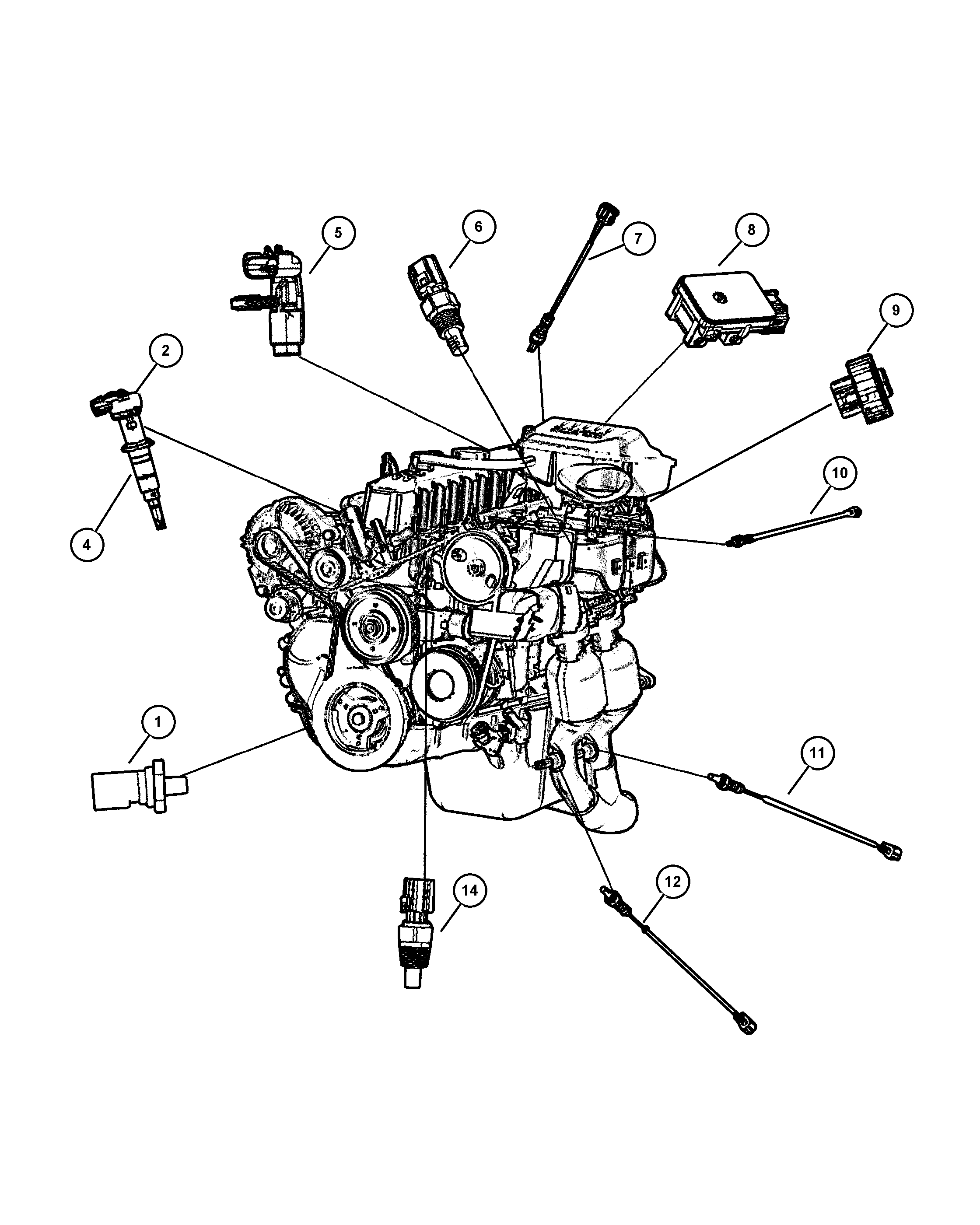 Chrysler 56041 887AA - Lambdasonde parts5.com