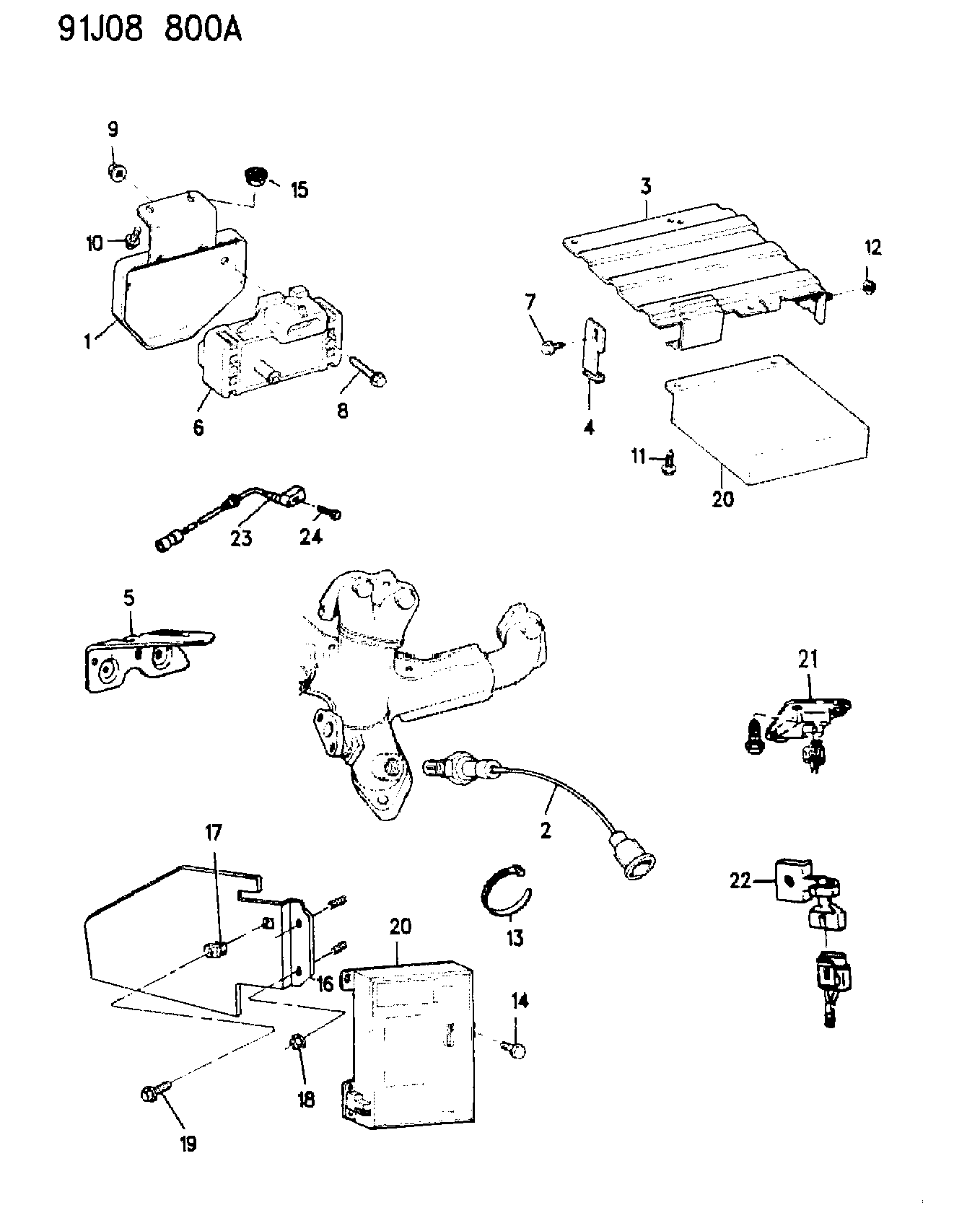 Chrysler 3300 0153 - Sensor, boost pressure parts5.com