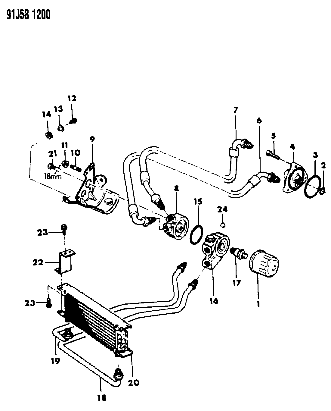 Chrysler T073 0077 - Oil Filter parts5.com