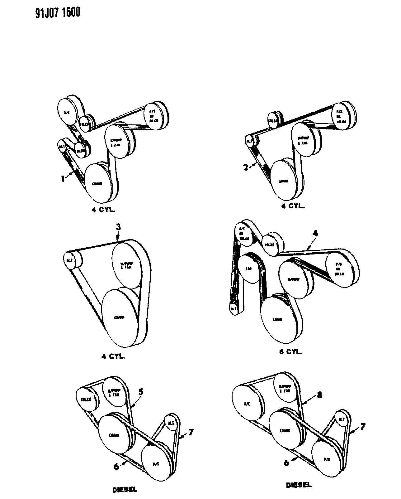 Chrysler 53002 341 - Τραπεζοειδής ιμάντας parts5.com