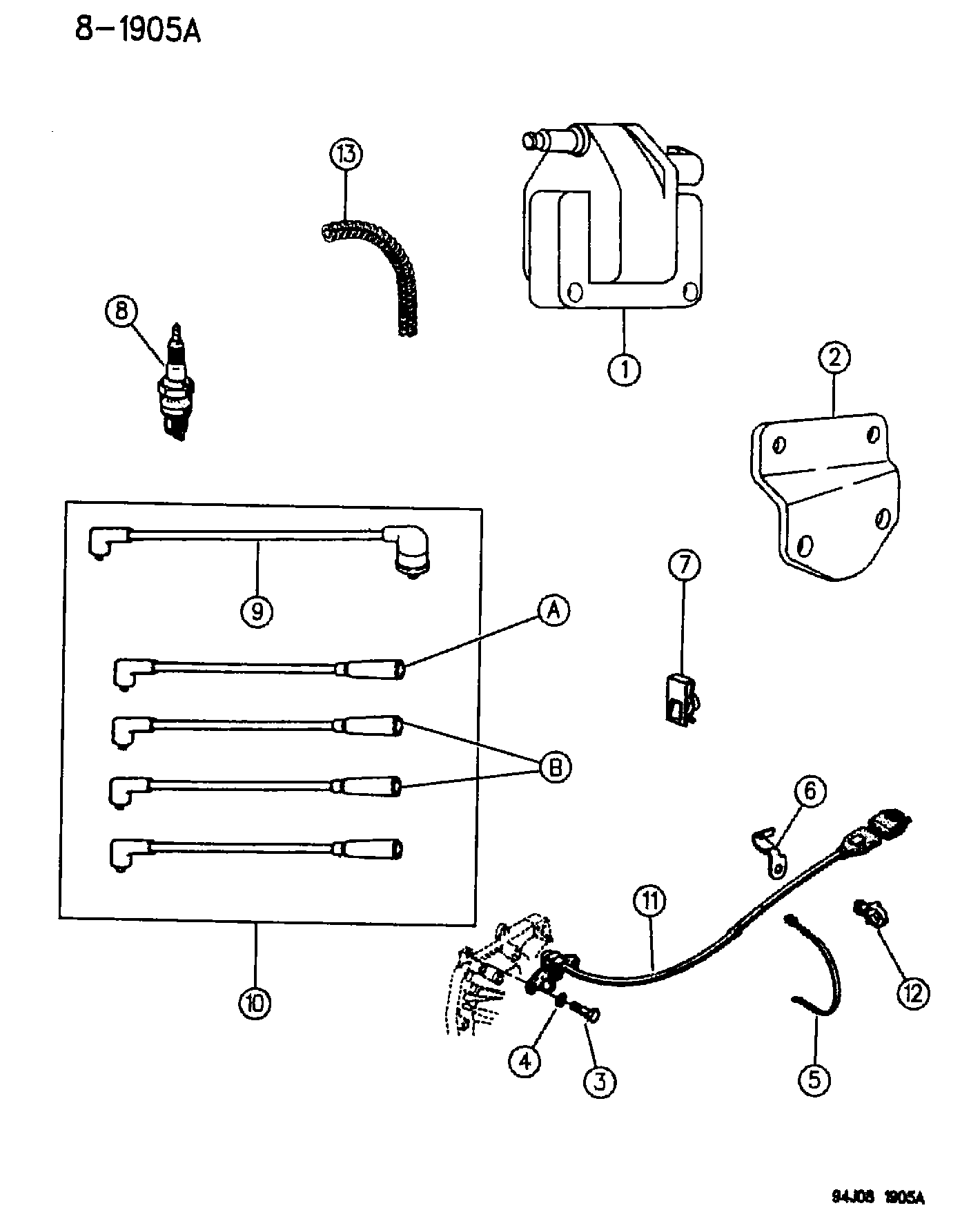 Jeep 5602 7275 - Gyújtógyertya parts5.com