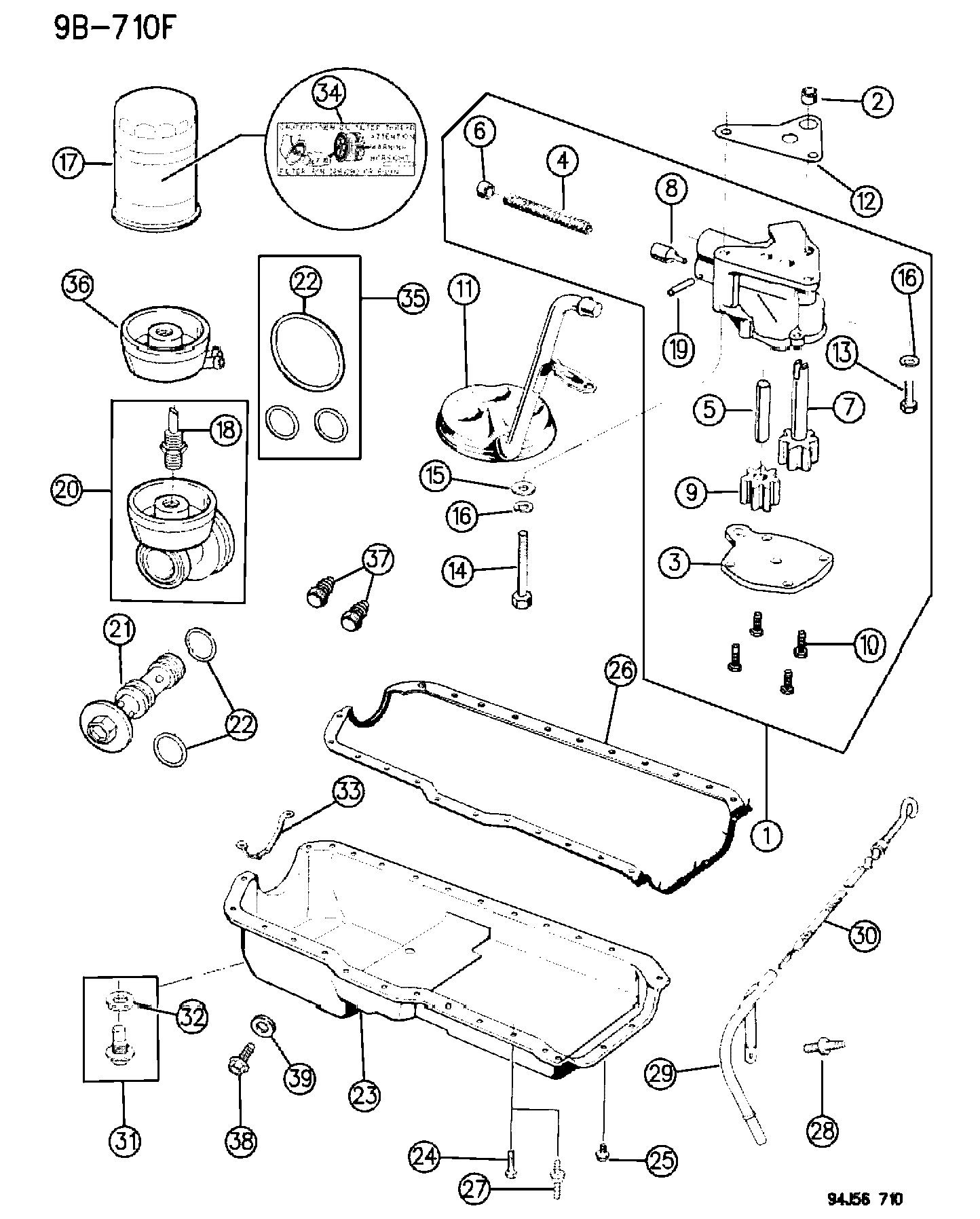 Chrysler 528 1090 - Filtro de aceite parts5.com