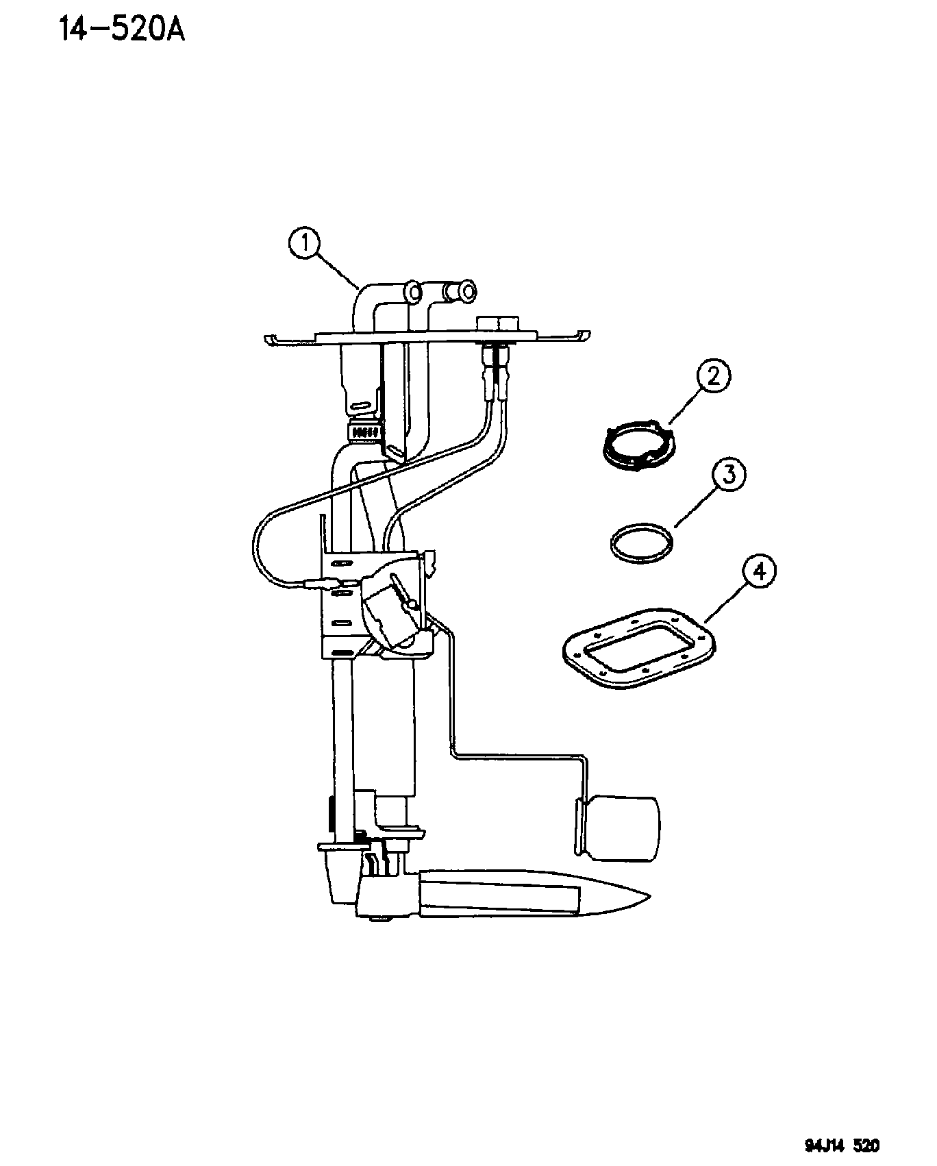 Jeep 52018390* - Palivové čerpadlo parts5.com