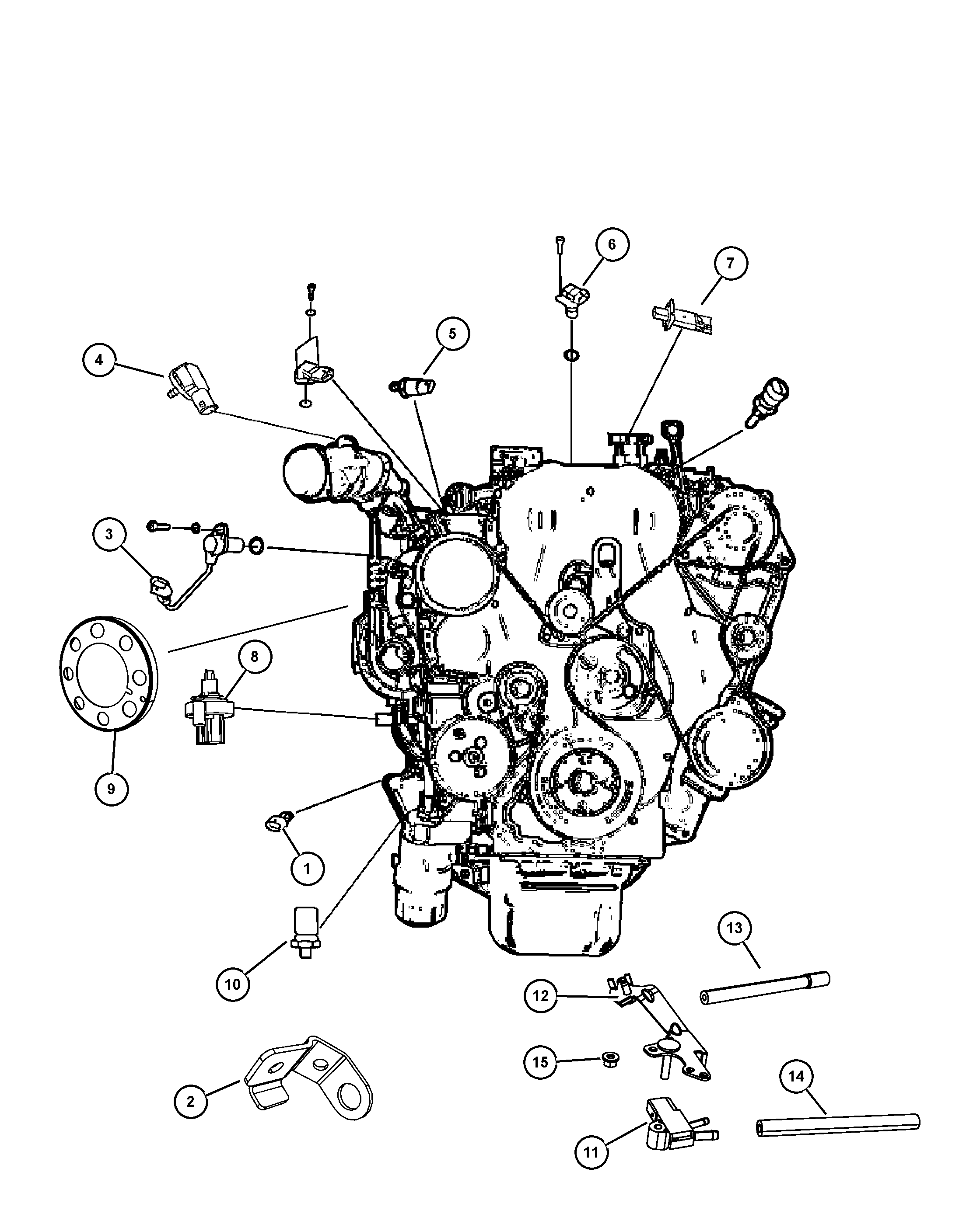 Jeep 68078 181AA - SENSOR DIFFERENTIAL PRESSURE parts5.com