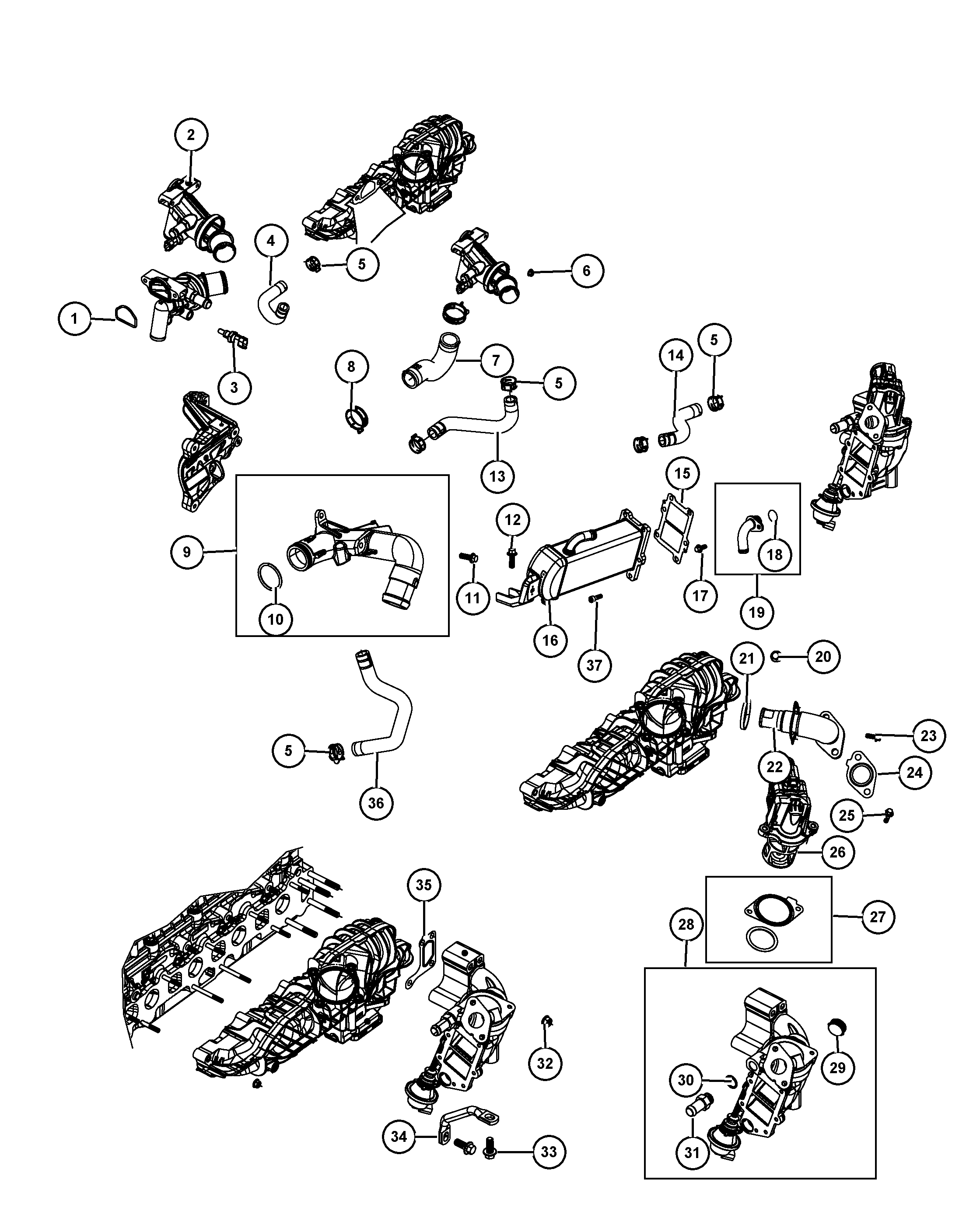 Chrysler 68142 877AA - Supapa EGR parts5.com