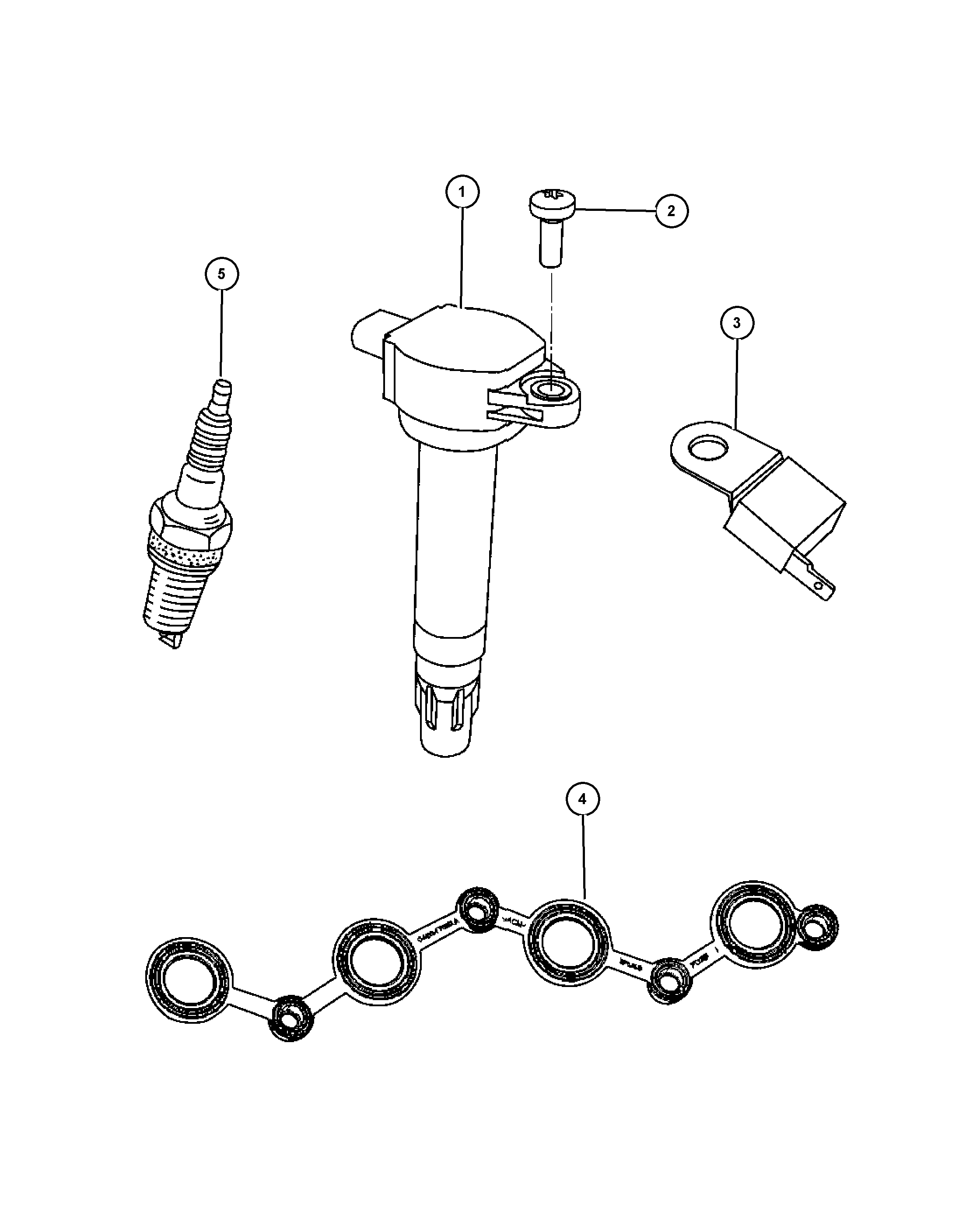 Chrysler SP00Z FR5AP - Spark Plug parts5.com