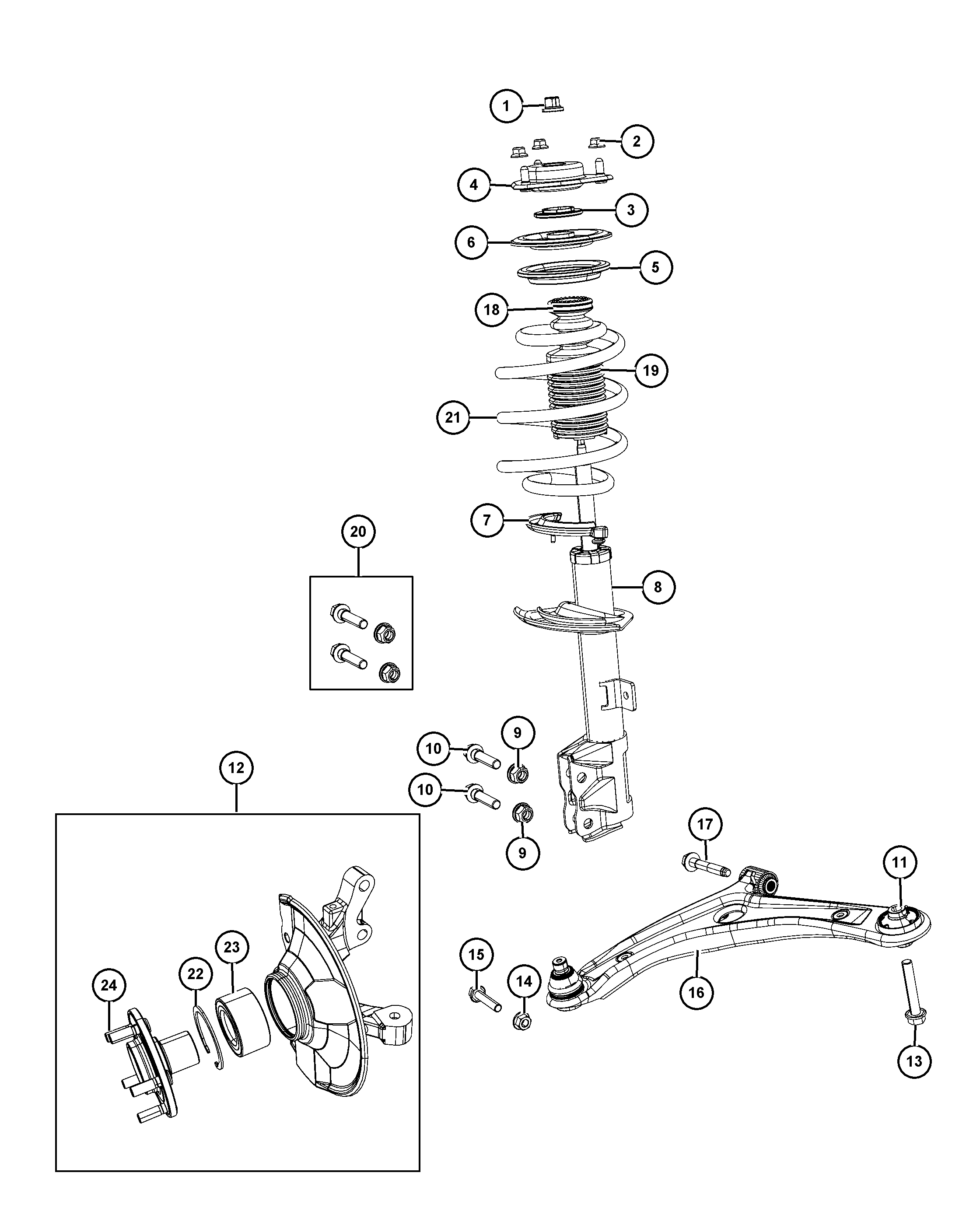 Jeep 5105 041AI - Řídicí páka, zavěšení kol parts5.com