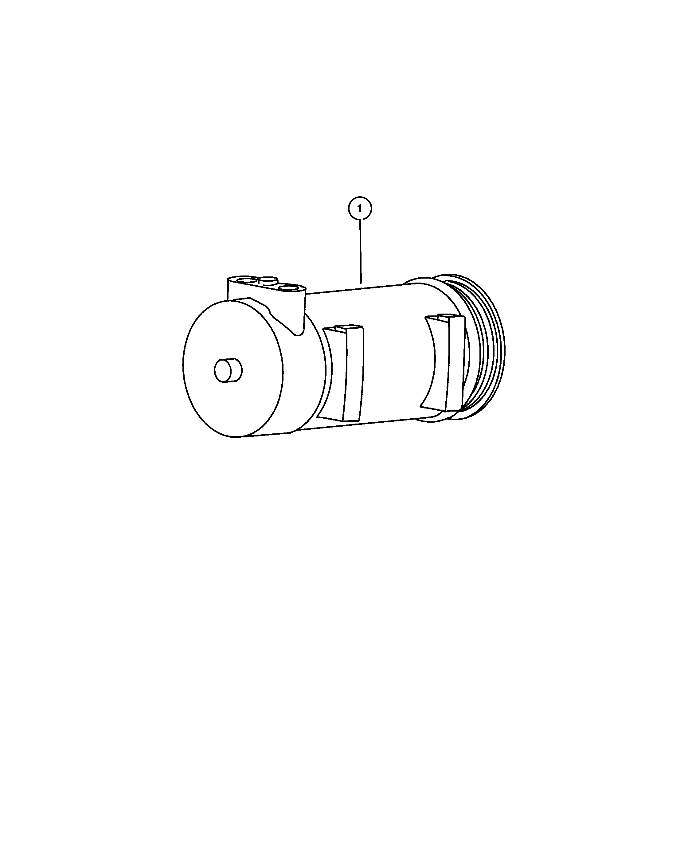 Chrysler 55037 617AD - Compressor, air conditioning parts5.com