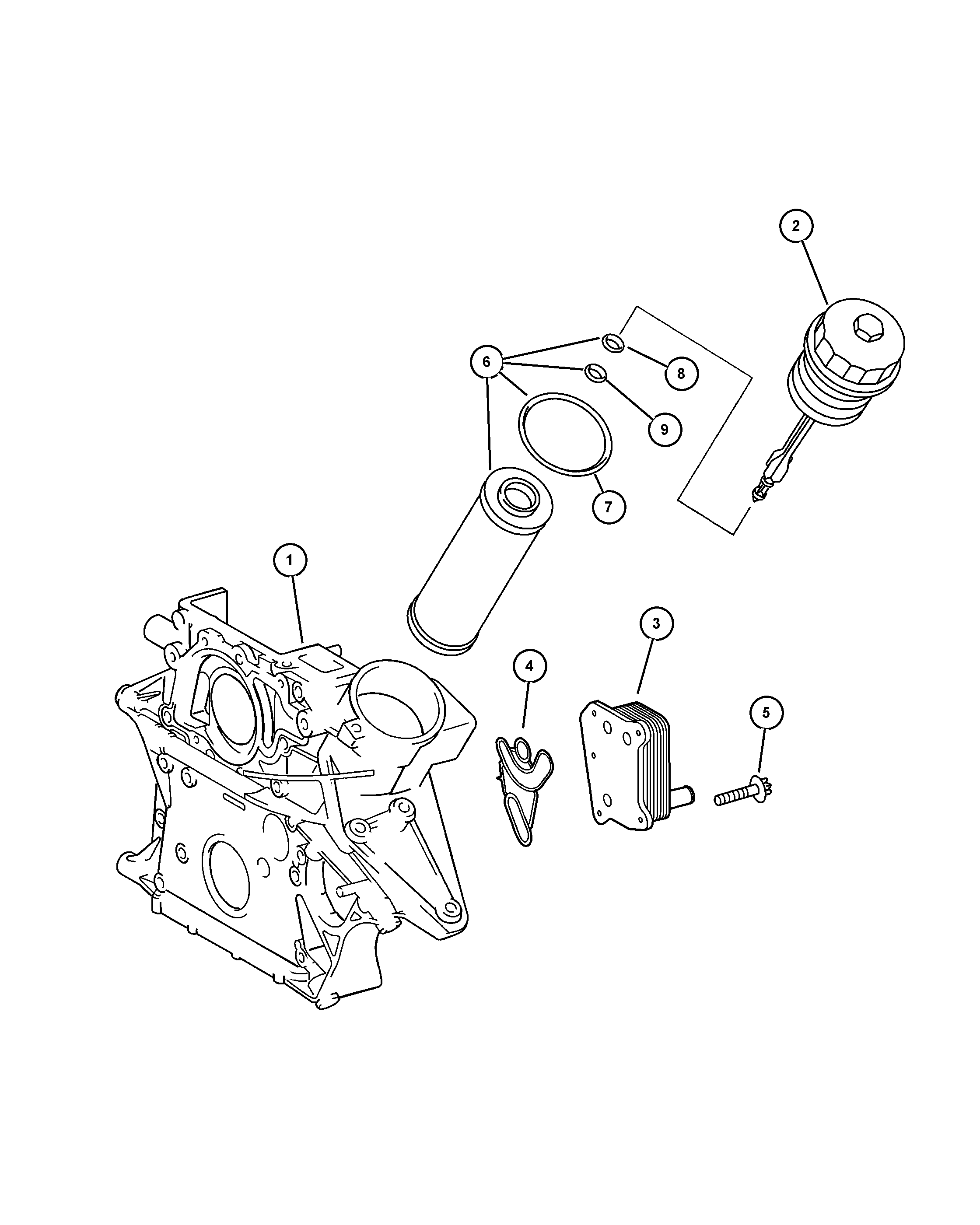 Chrysler 5086 301AA - Õlifilter parts5.com