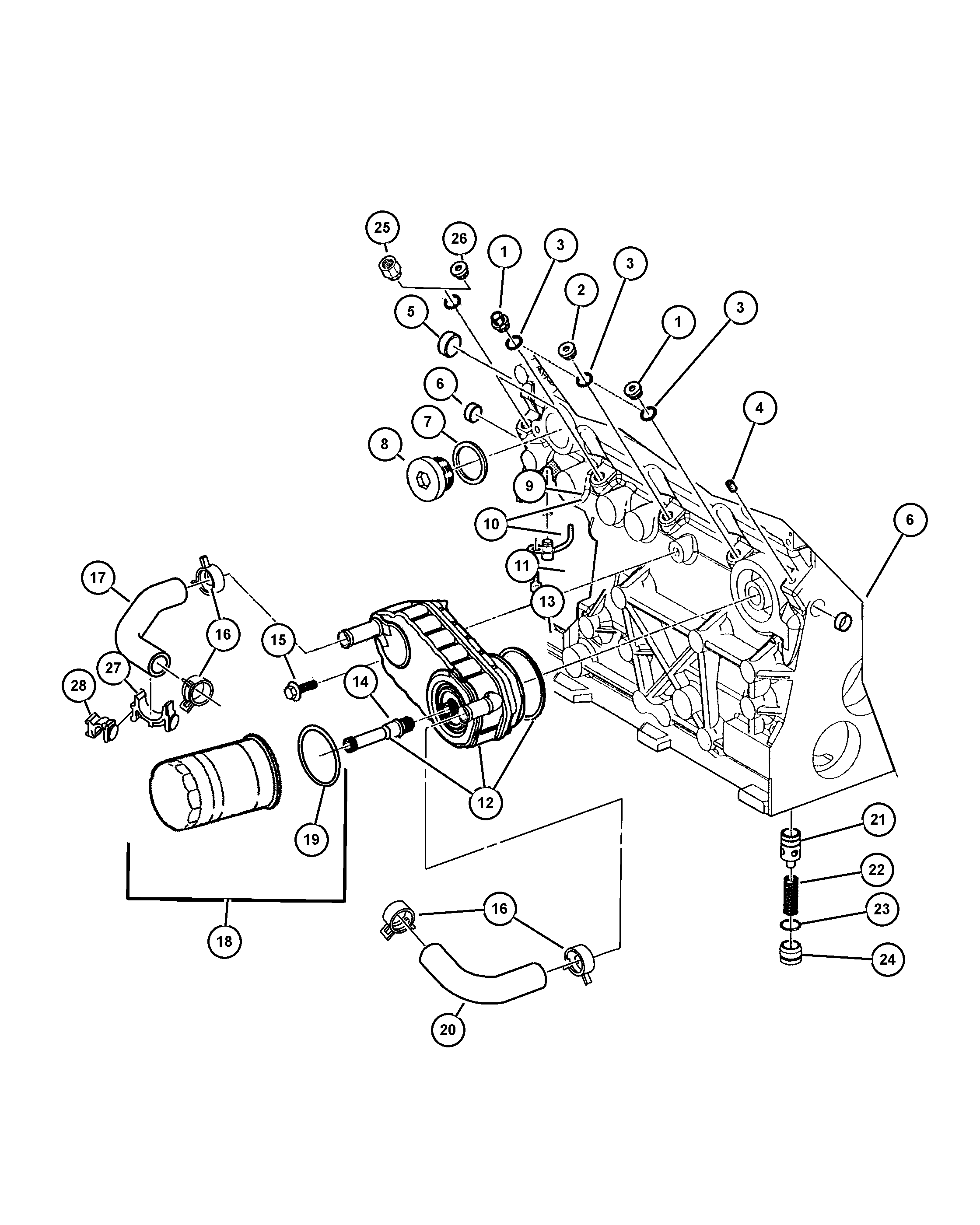 Jeep 5003 558AA - Масляный фильтр parts5.com