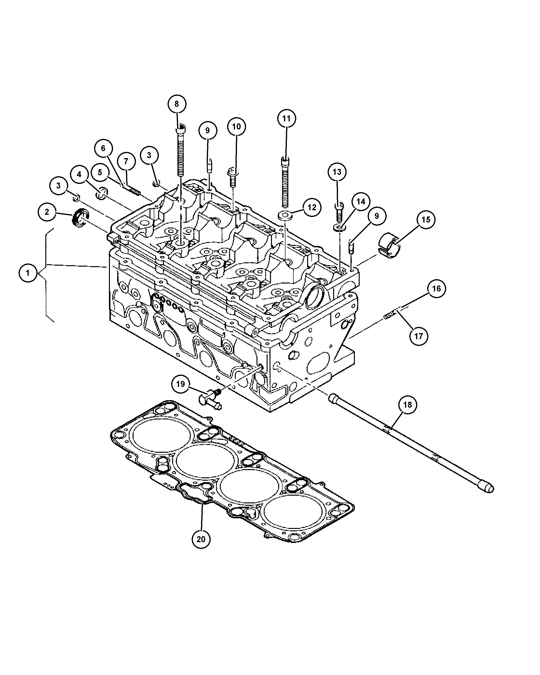 AUDI 68033 094AA - Garnitura, chiulasa parts5.com