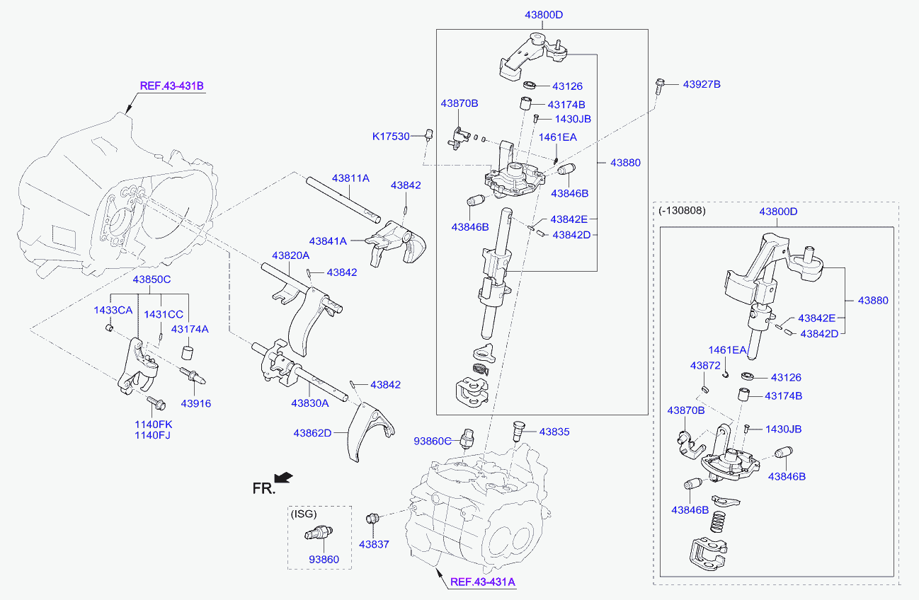 Hyundai 1140308351 - Βίδα, σύστημα εξάτμισης parts5.com