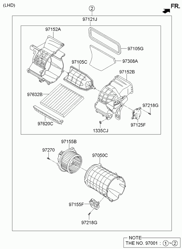 KIA 97133-2E210 - Filter vnútorného priestoru parts5.com