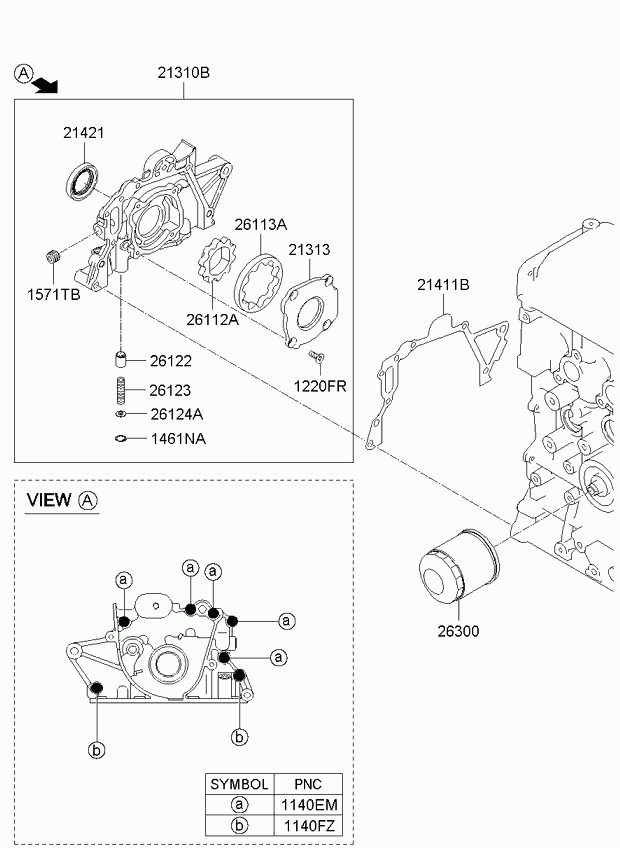 KIA 26300-02501 - Масляный фильтр parts5.com