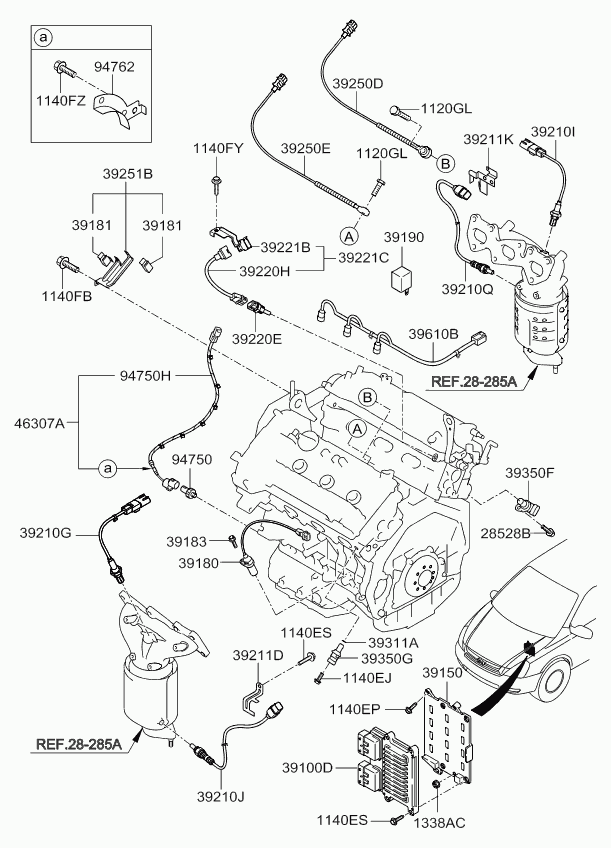 KIA 392103E110 - Lamda-sonda parts5.com