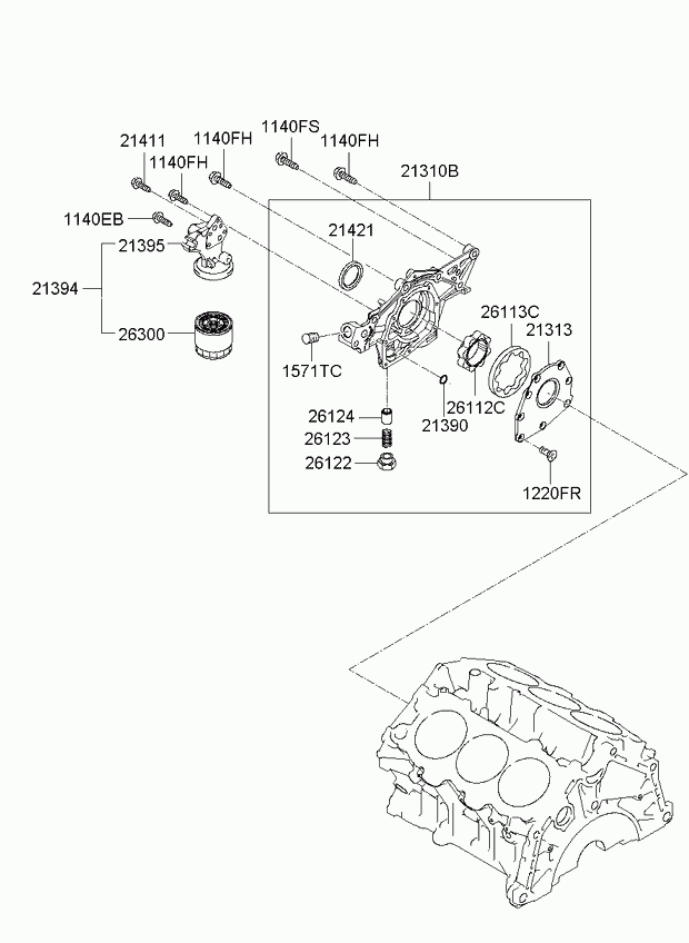 Hyundai 263003E010 - Ölfilter parts5.com