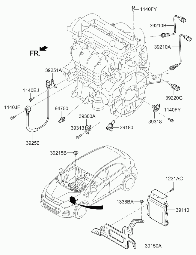 KIA 39210 03030 - Lambda sonda parts5.com