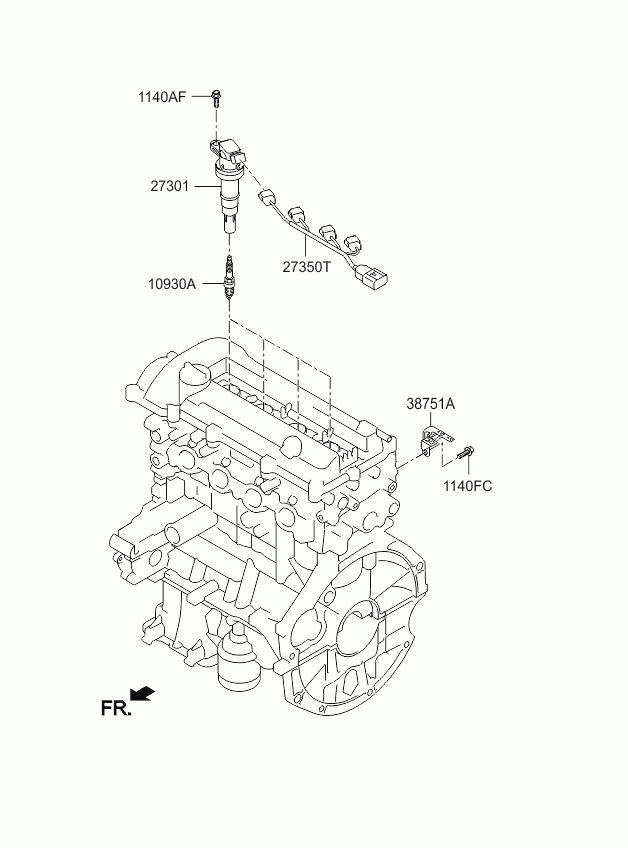 KIA 2730103200 - Bobina de inductie parts5.com