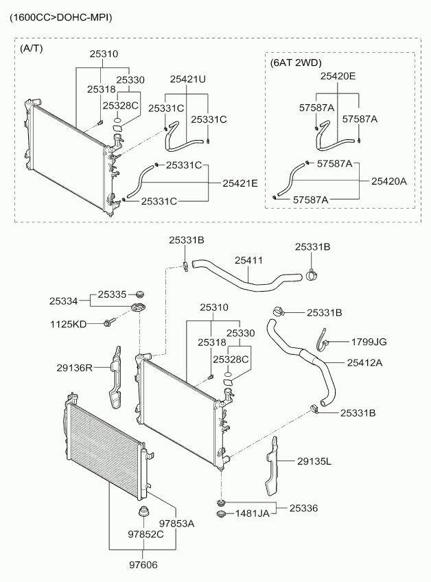 KIA 25330-2E001 - Τάπα κλεισίματος, ψύκτης parts5.com