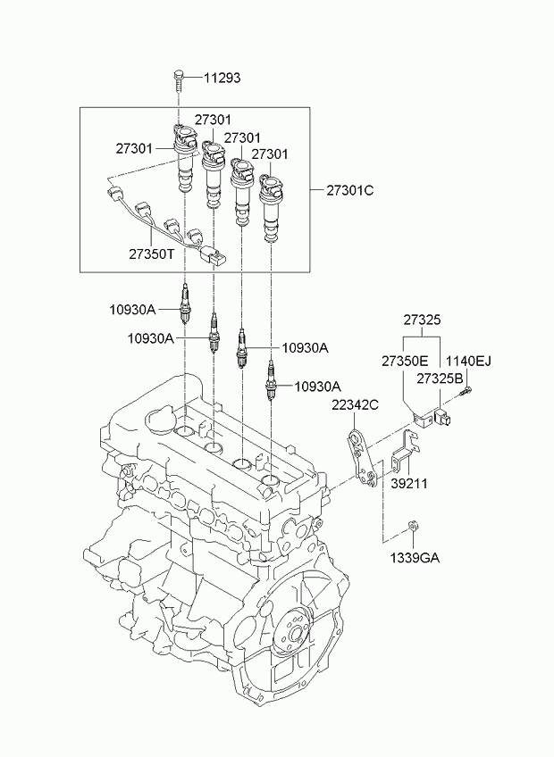 KIA 18829-11050 - Bougie d'allumage parts5.com