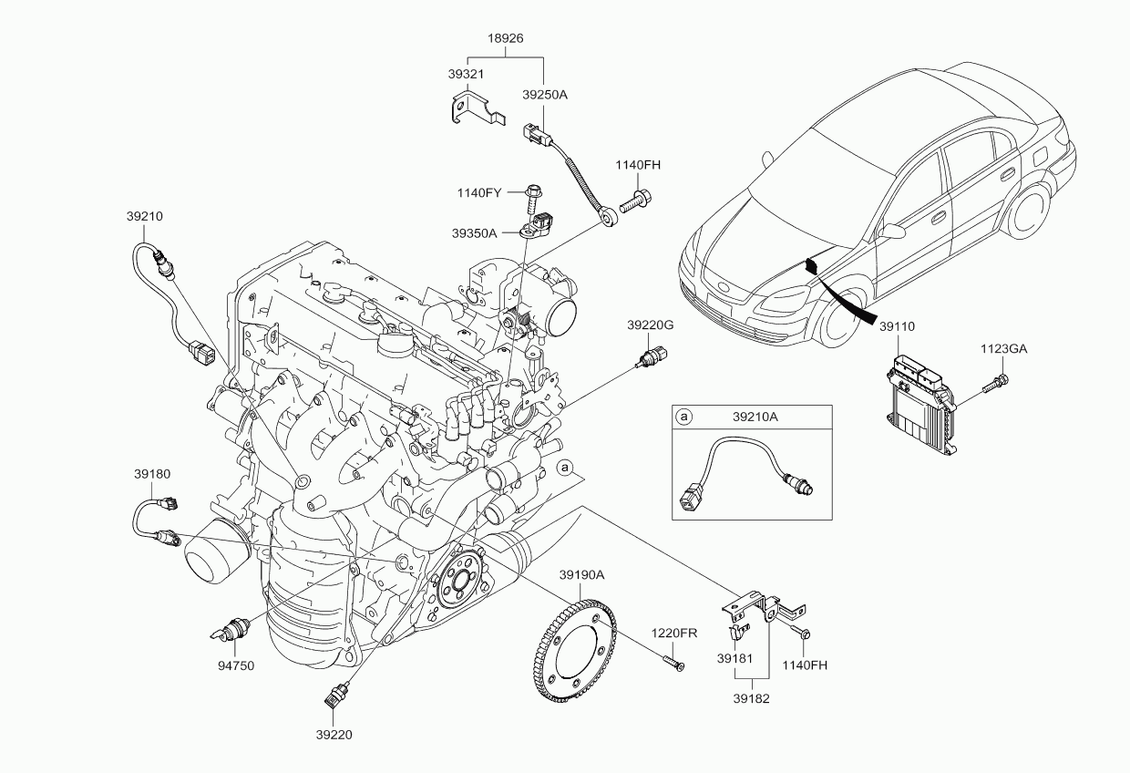 KIA 3921026620 - Lambdatunnistin parts5.com