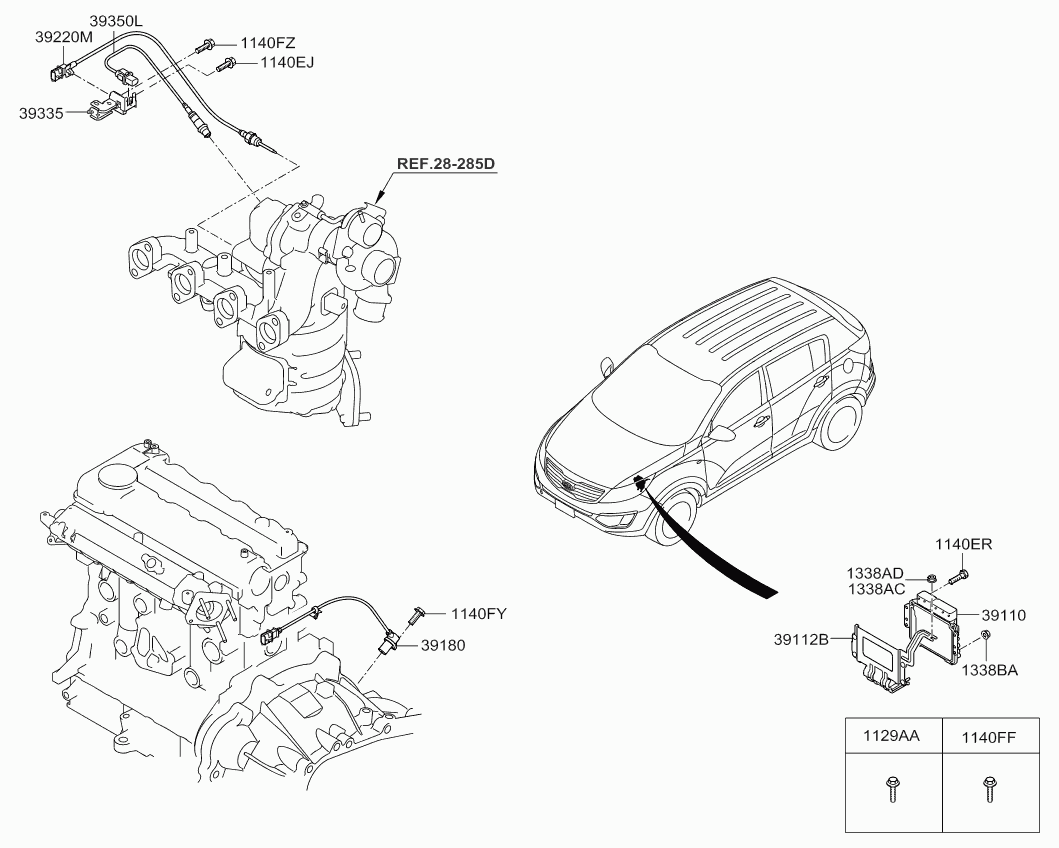 Hyundai 39350-4A410 - Lambda-sonda parts5.com