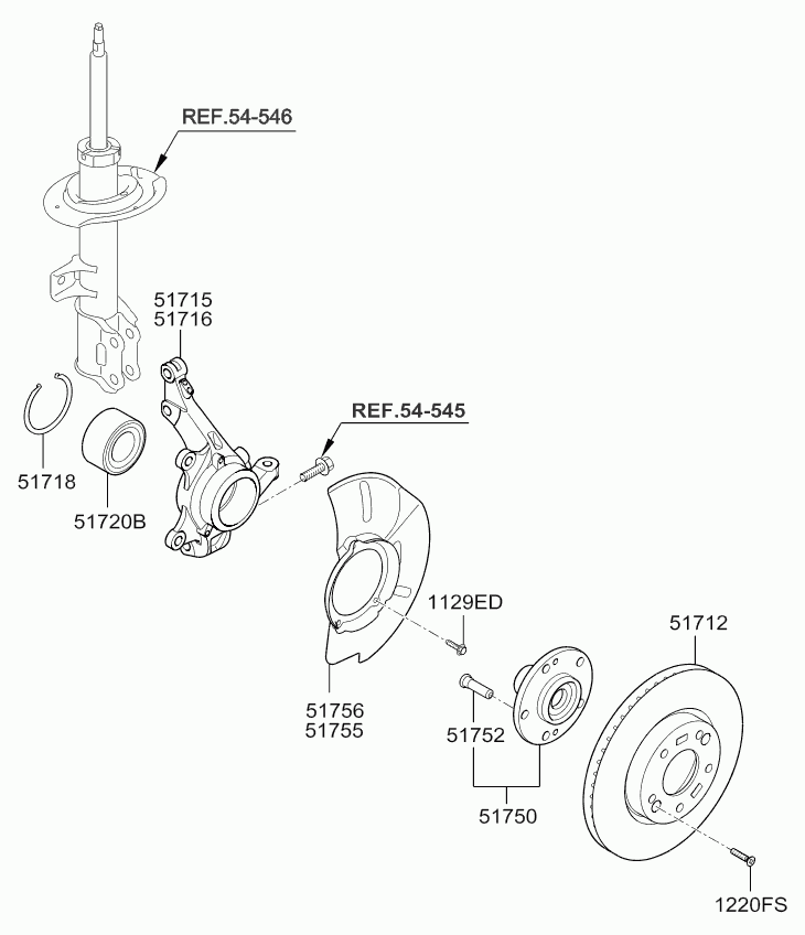 RENAULT 5172038110 - Комплект подшипника ступицы колеса parts5.com