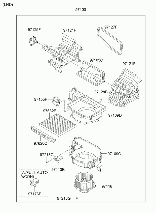 KIA 97133-2E250 - Filter vnútorného priestoru parts5.com