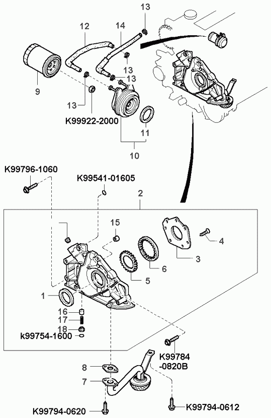 KIA 0 JE15 14302 - Filtre à huile parts5.com