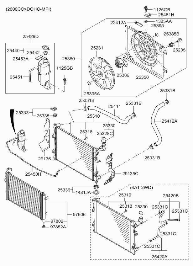 Hyundai 25231-2H000 - Rotor ventilatorja, hlajenje motorja parts5.com