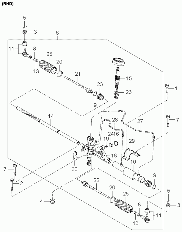 Hyundai K999211201 - Cap de bara parts5.com