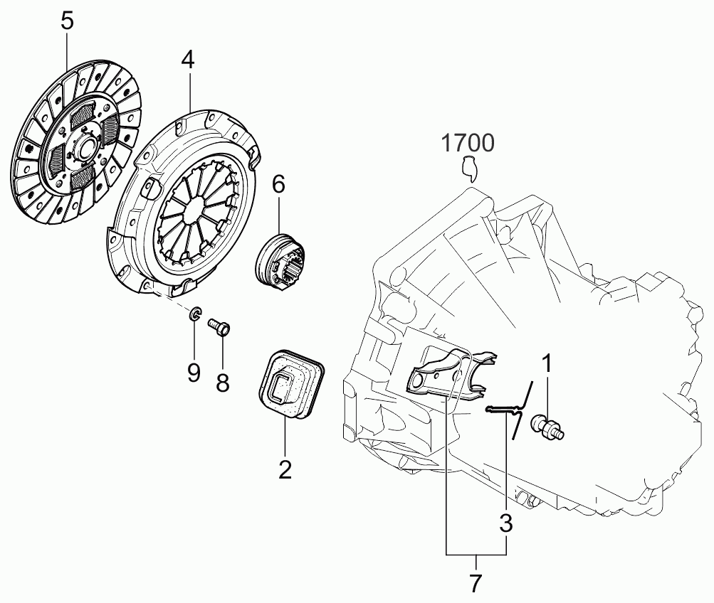 KIA 0K30C-16-460 - Disc ambreiaj parts5.com