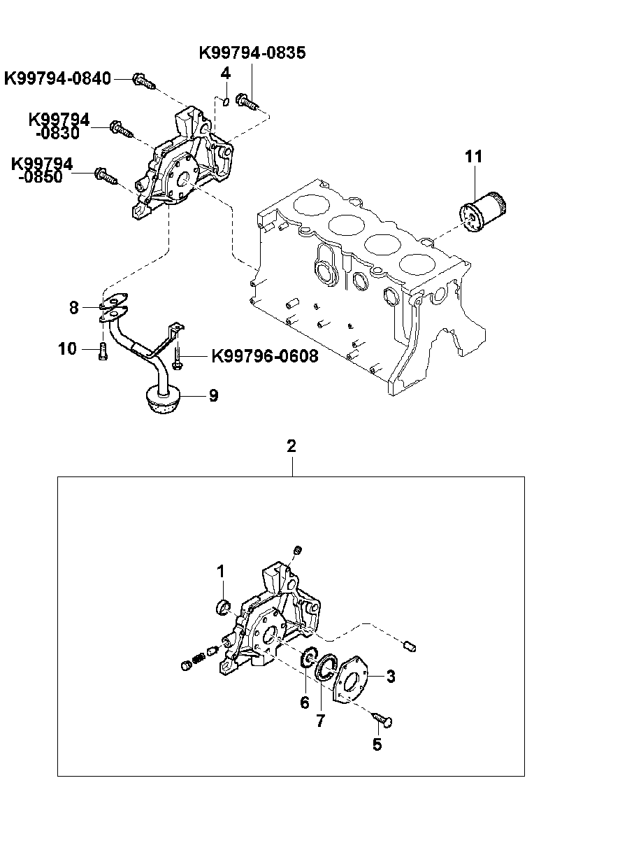 Subaru 0B63114302 - Oil Filter parts5.com