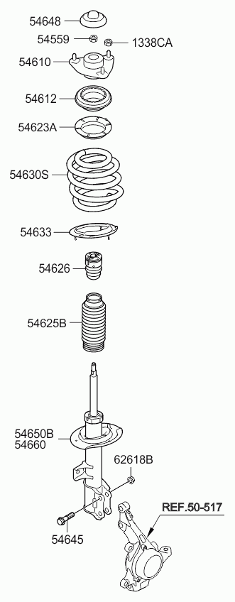 Hyundai 54661-2S000 - Amortizor parts5.com