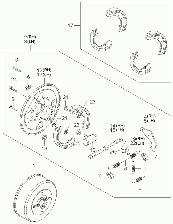 KIA 0K045-26-610 - Cilindru receptor frana parts5.com