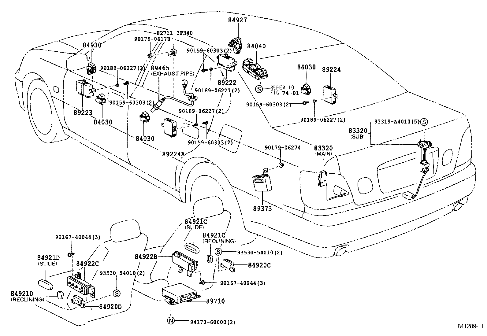 TOYOTA 8946530430 - Sonde lambda parts5.com