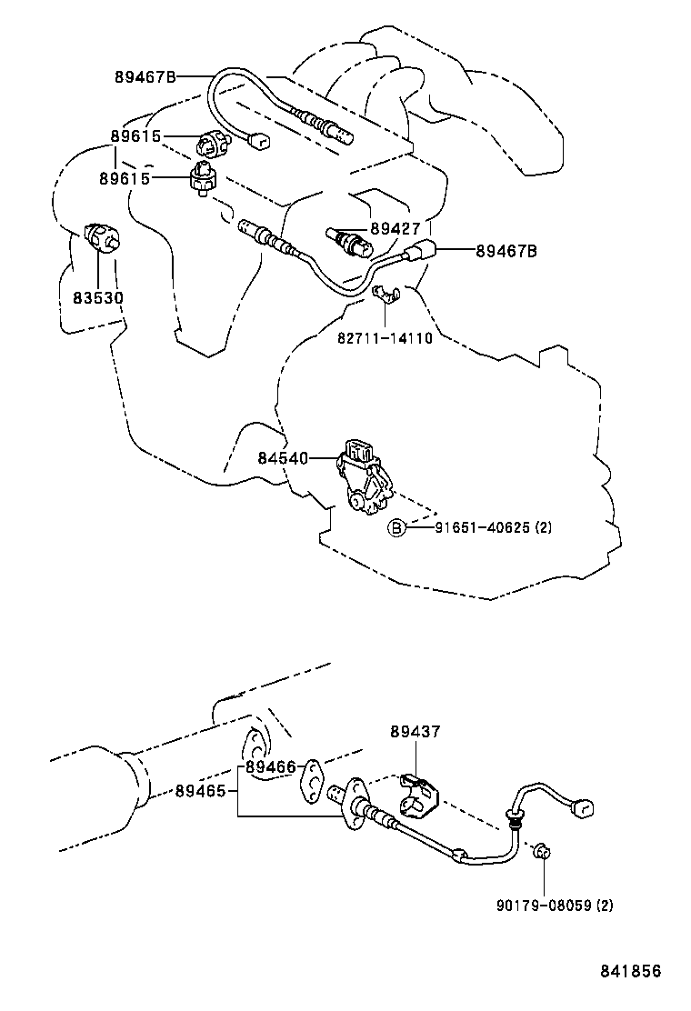 TOYOTA 8946748010 - Sonda Lambda parts5.com