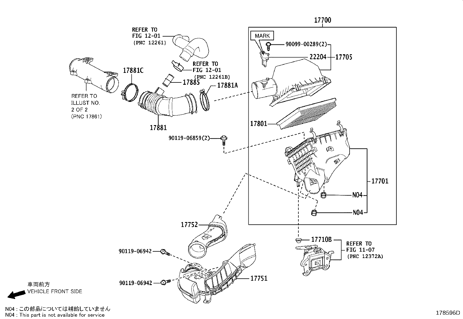 TOYOTA 17801-31131 - Filtru aer parts5.com