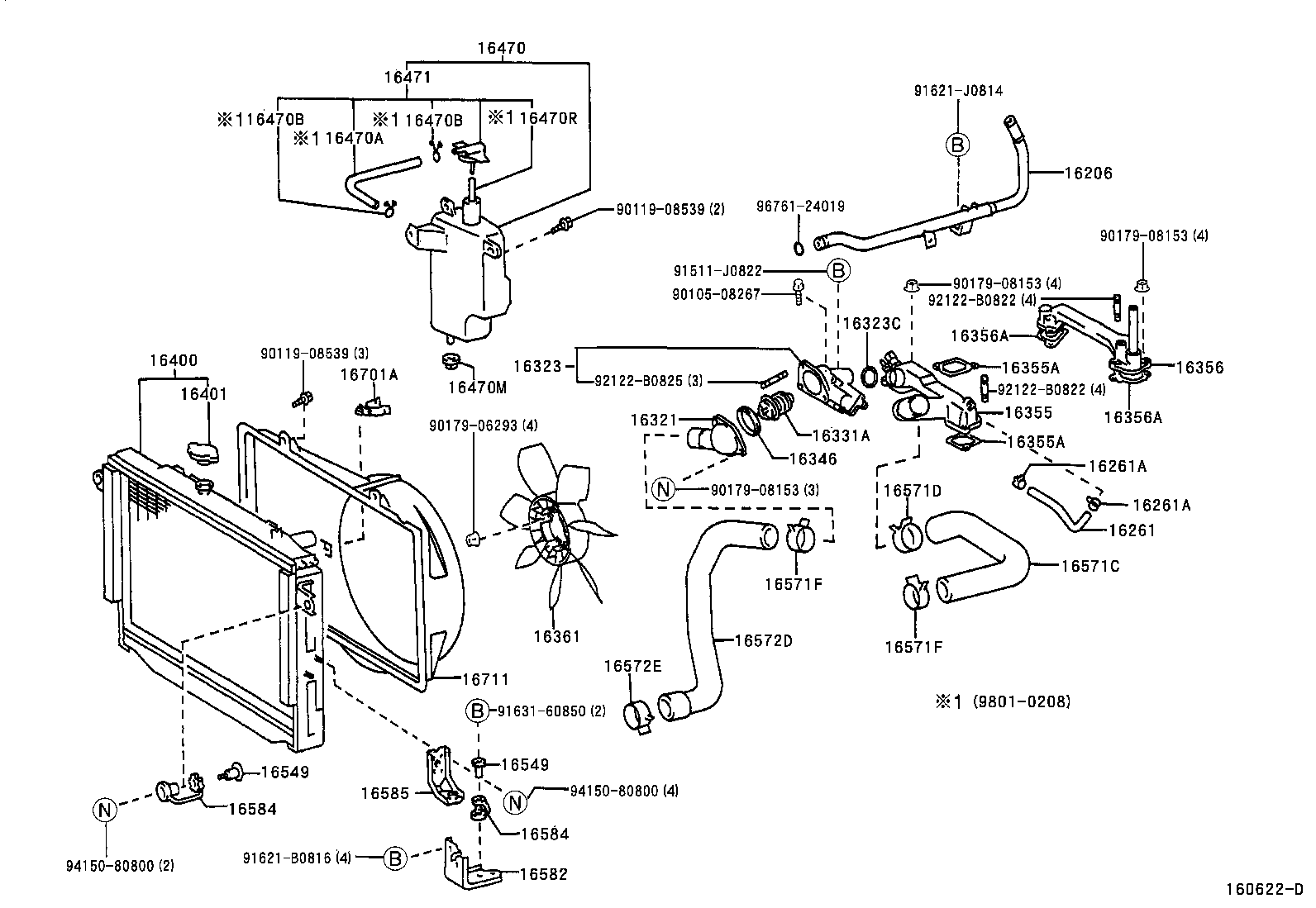 LEXUS 1640167150 - Τάπα, στόμιο συμπλήρωσης λαδιού parts5.com