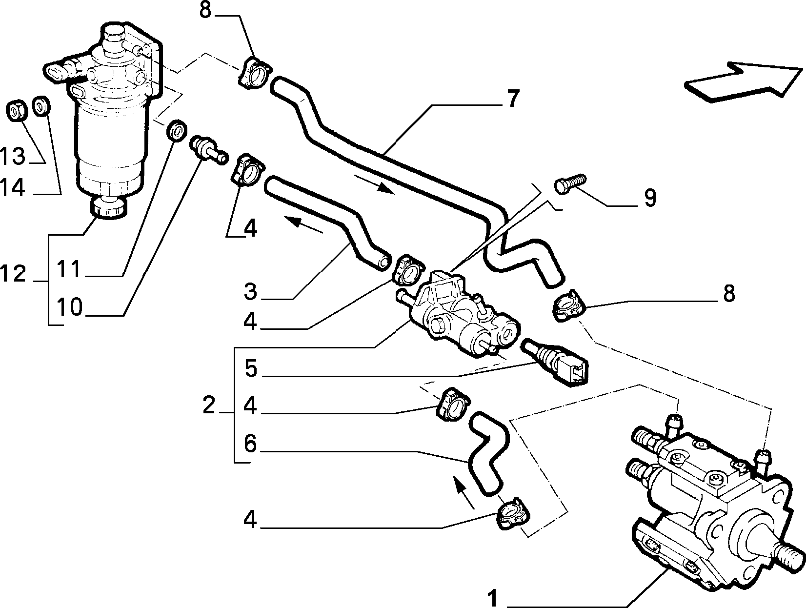 Opel 46472179 - Sensor, coolant temperature parts5.com