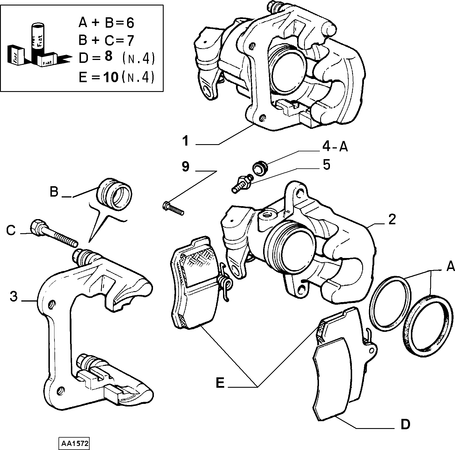 Alfa Romeo 9947885 - Brake Caliper parts5.com