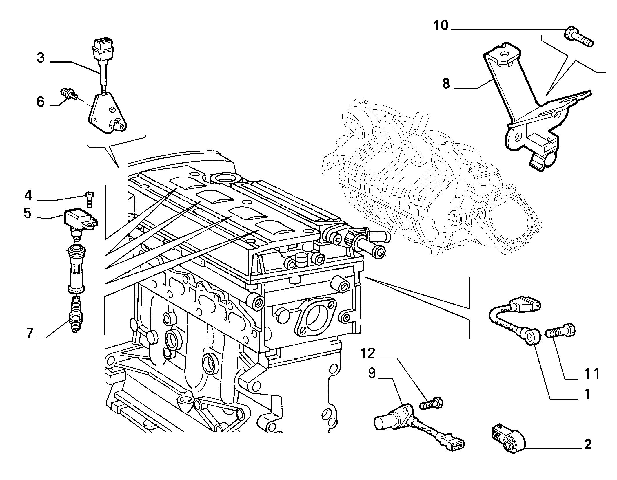 FIAT 46417010 - Spark Plug parts5.com