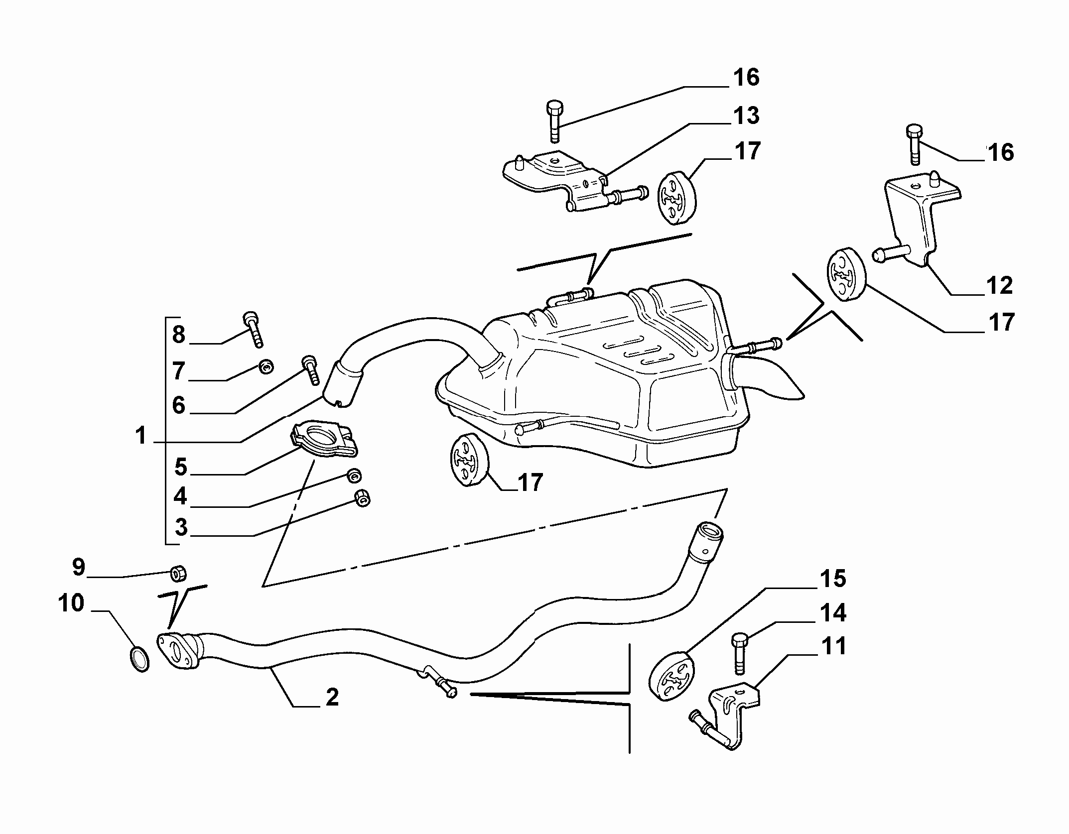 FIAT 7 731 082 - Toruühendus,väljalaskesüsteem parts5.com